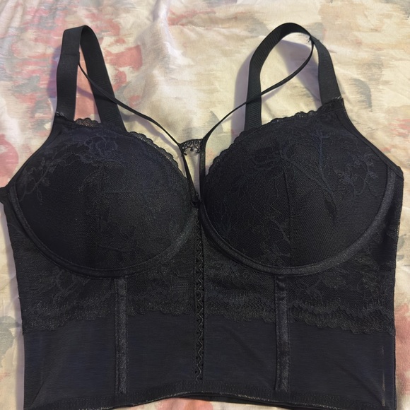 No Comment Other - Chic Black Lace Underwire Bra